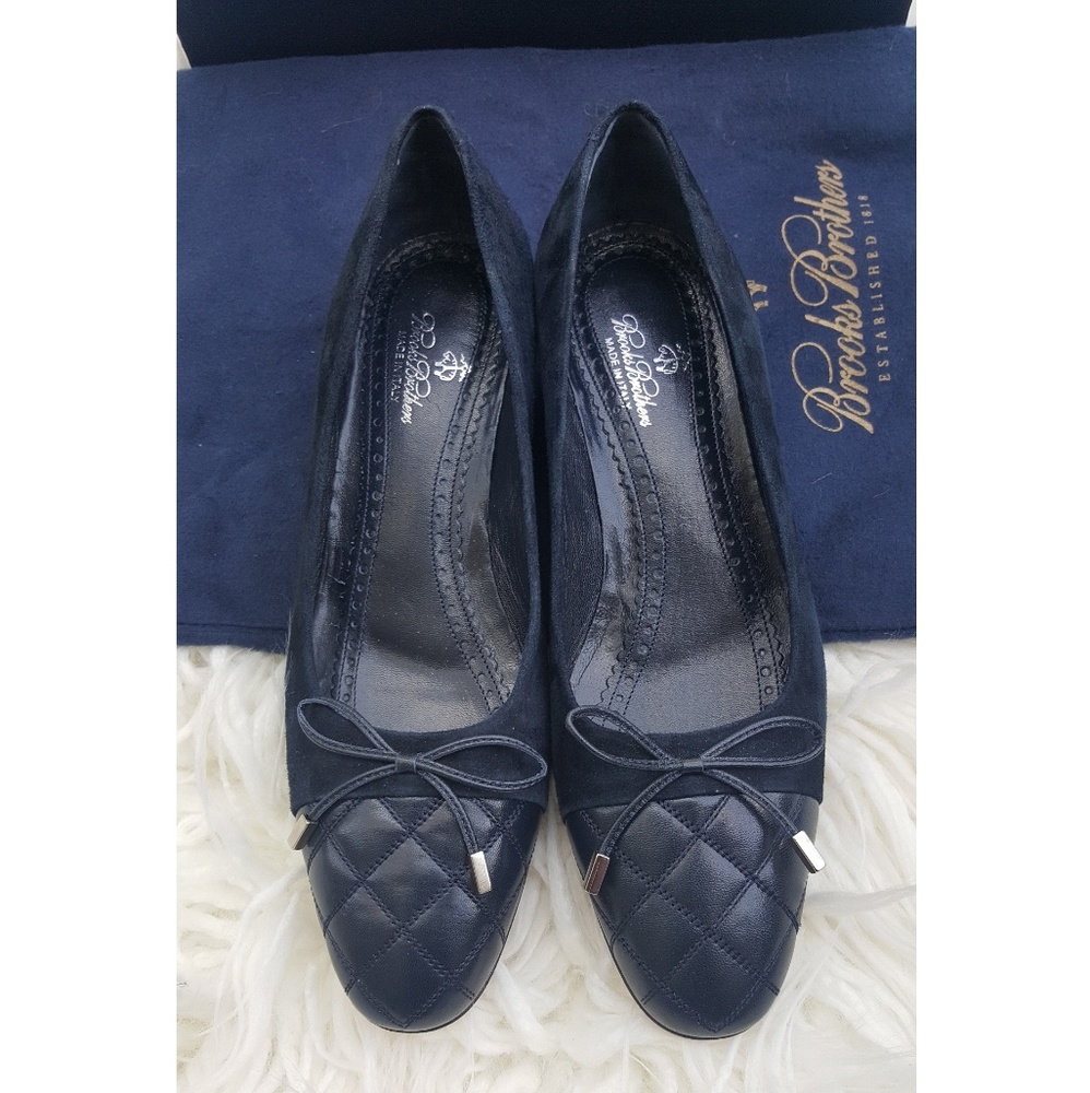 Brookes Brothers Suede Leather Flats - IOB
